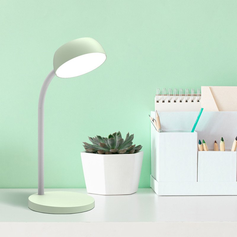 Lampe de bureau Led intégrée Tamy Unilux - 6 W - Bras flexible