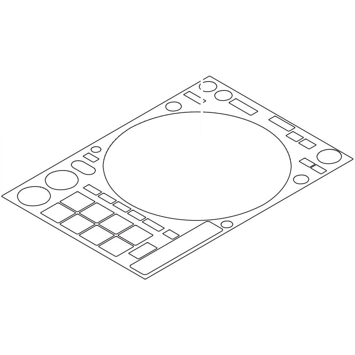 Pioneer spareparts DEH1095 klevend tape (poly) voor DDJ-1000(SRT)