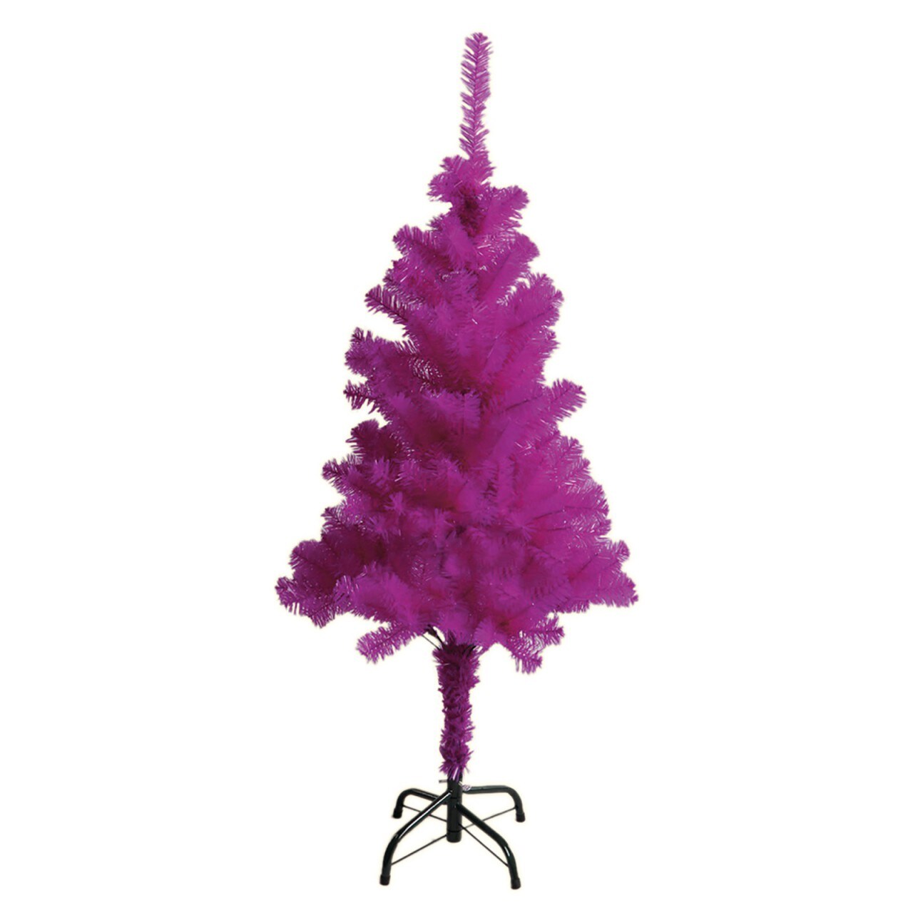 LEX Künstlicher Weihnachtsbaum inkl. Ständer, Farbe Lila, 150 cm