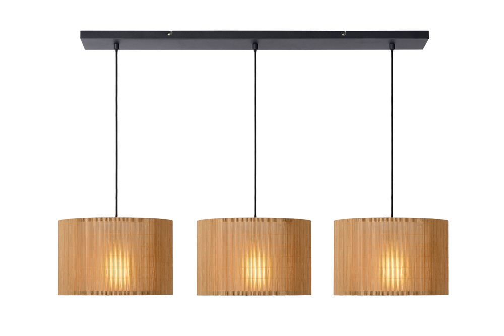 Lucide Magius hanglamp 113x32cm E27 rotan