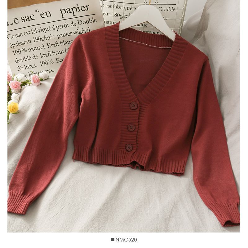 Lemongrass - Cropped Cardigan