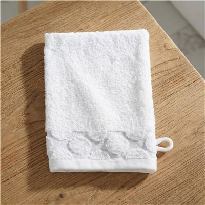 Linge de toilette motif cercles - 500 g/m²