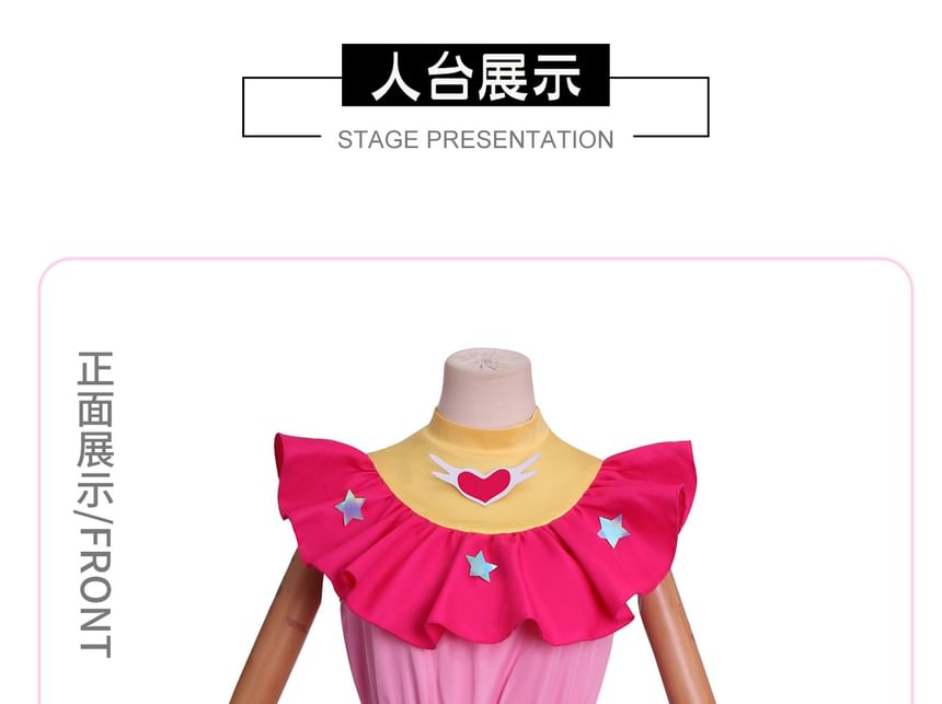 Feravin - Oshi No Ko Hoshino Cosplay Kostuumset / Lange Volledige Pruik