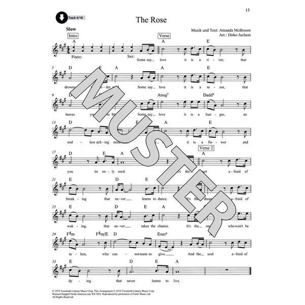 Schott Love Ballads A-Sax