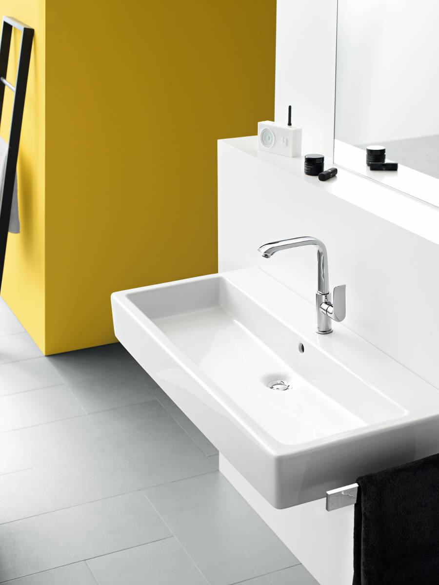 Hansgrohe Metris 1-gats wastafelkraan met push open waste chroom