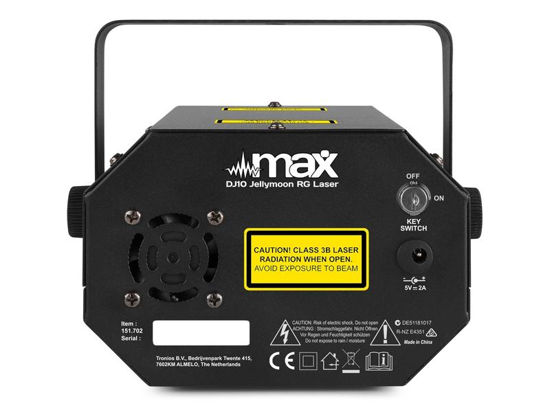 MAX Lichteffekt DJ10 Jelly Moon Jelly Moon mit rotem und grünem Laser