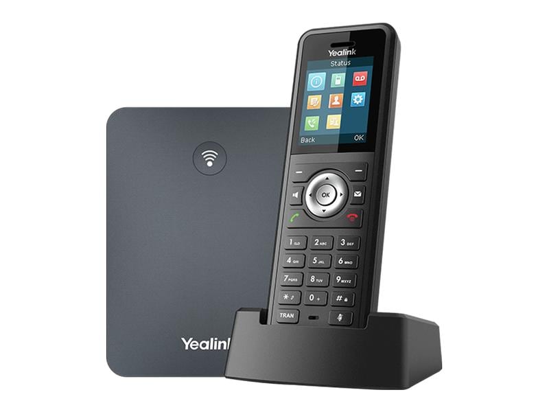 Yealink Schnurlostelefon W79P Ruggedized IP67 Professionelles, robustes SIP-Schnurlostelefonsystem für anspruchsvolle Umgebungen IP67 (Handteil   Basisstation)