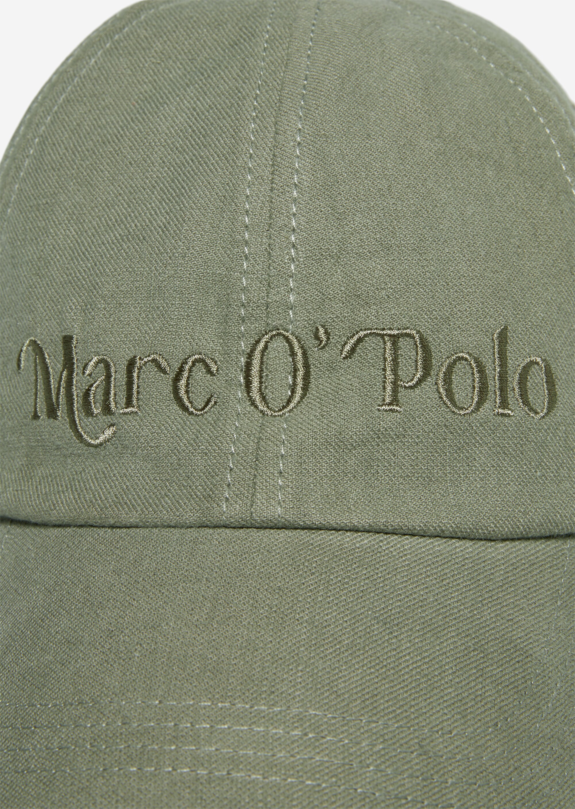 Cap aus Bio-Baumwolle und Leinen