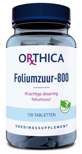 Orthica Foliumzuur 800 Tabletten 120TB