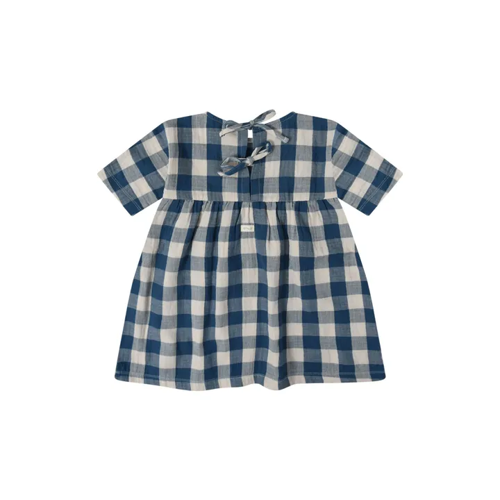 Organic Zoo Robe Bella Vichy | Bleu