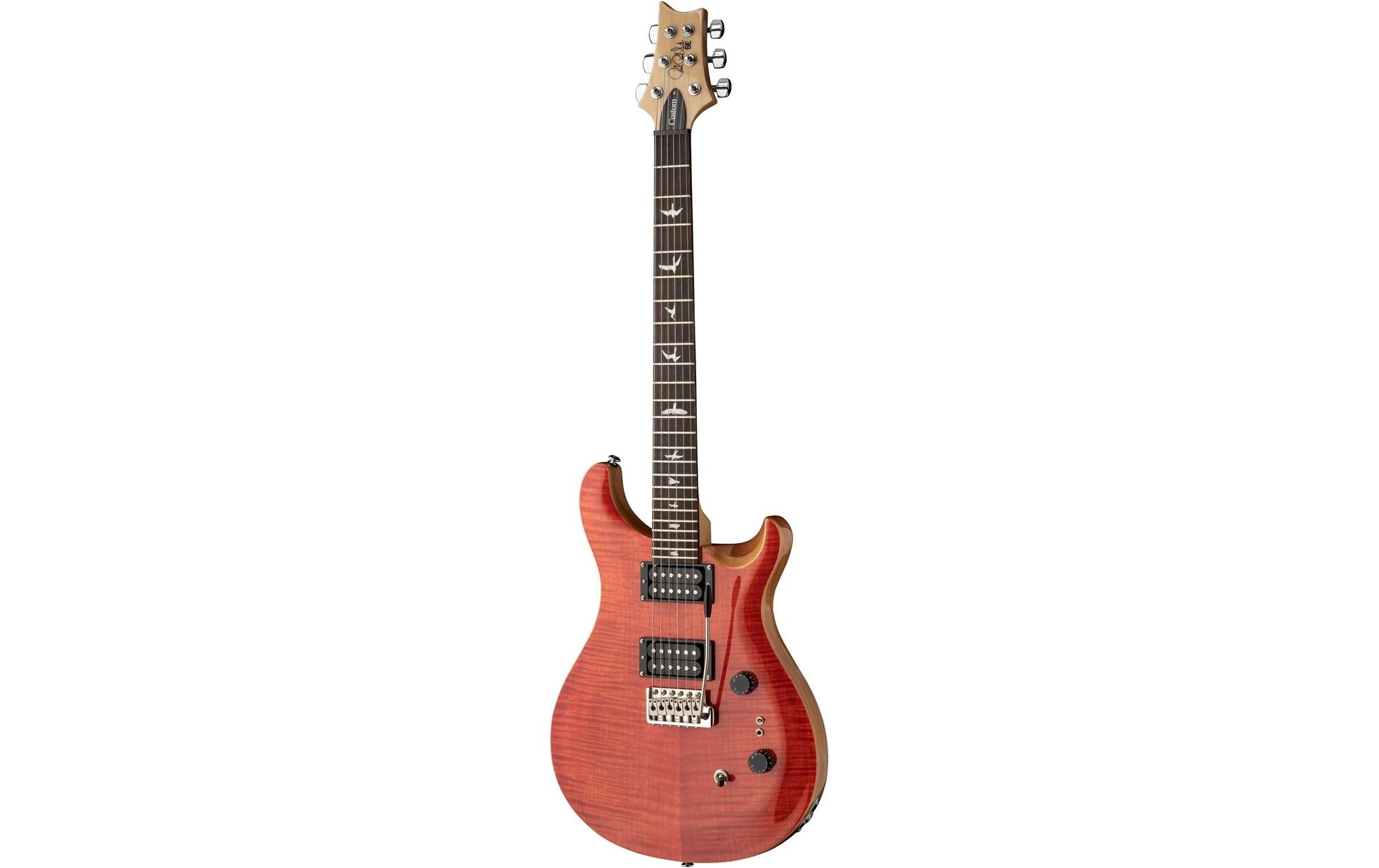 E-Gitarre SE Custom 24-08 Blood Orange<br>E-Gitarre mit Humbucker-Pickups mit «Split Coil»-Funktionalität für insgesamt 8 Pickup-Konfigurationen