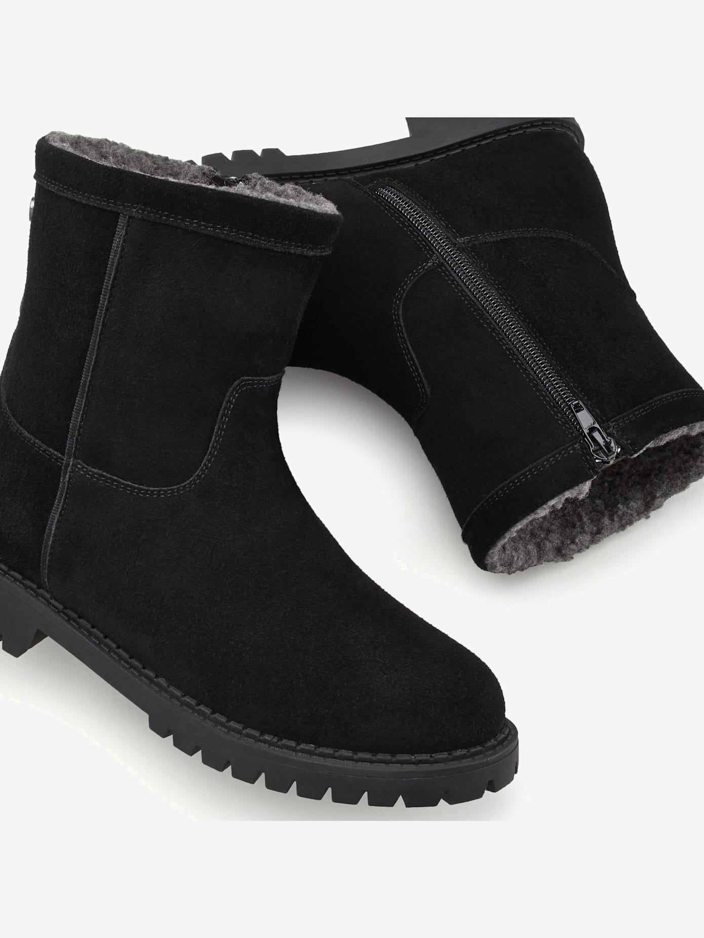 Botte d'hiver bottines d'hiver particulièrement chaudes avec doublure chaude moelleuse