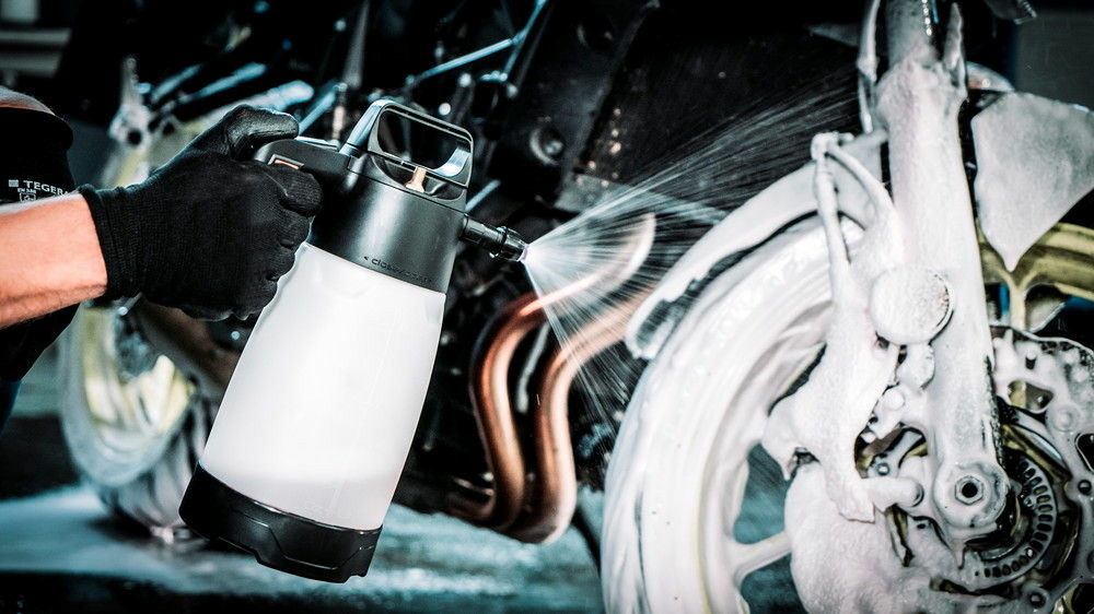 Pulvérisateur professionnel ik foam pro 2 + agents moussants - valve schrader