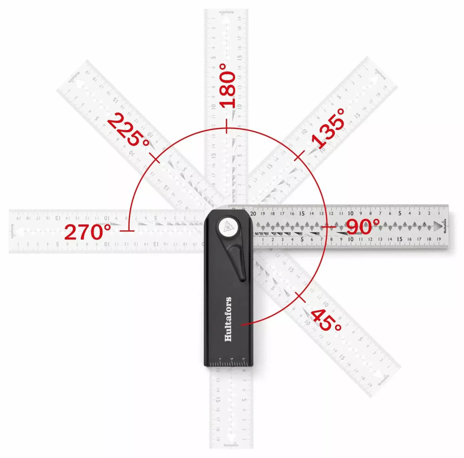 Hultafors QBS 25 Quattro Instelbare winkelhaak - 250mm