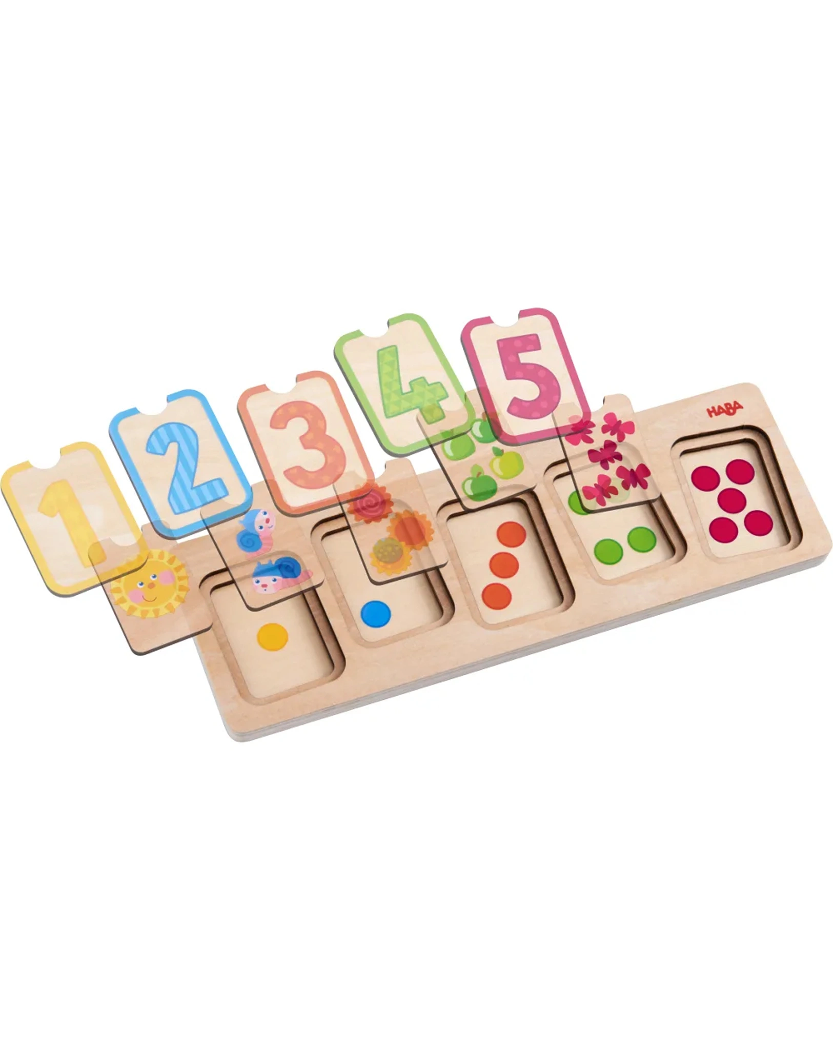 Holzpuzzle ERSTE ZAHLEN 5-teilig