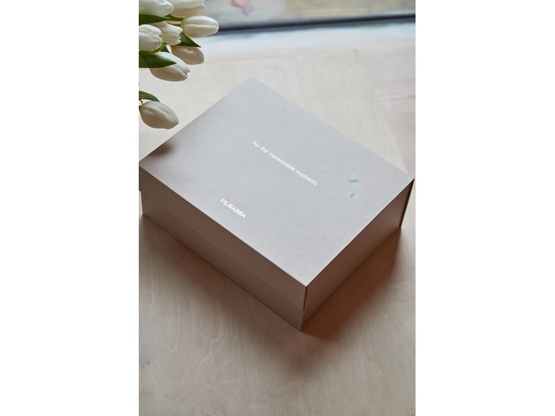 Filibabba Baby-Erinnerungsbox Rosa Perfektes Geschenk für werdende Eltern