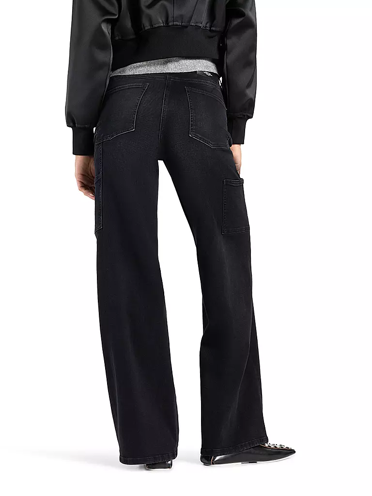 CAMBIO Jeans Flared Fit ALIA schwarz