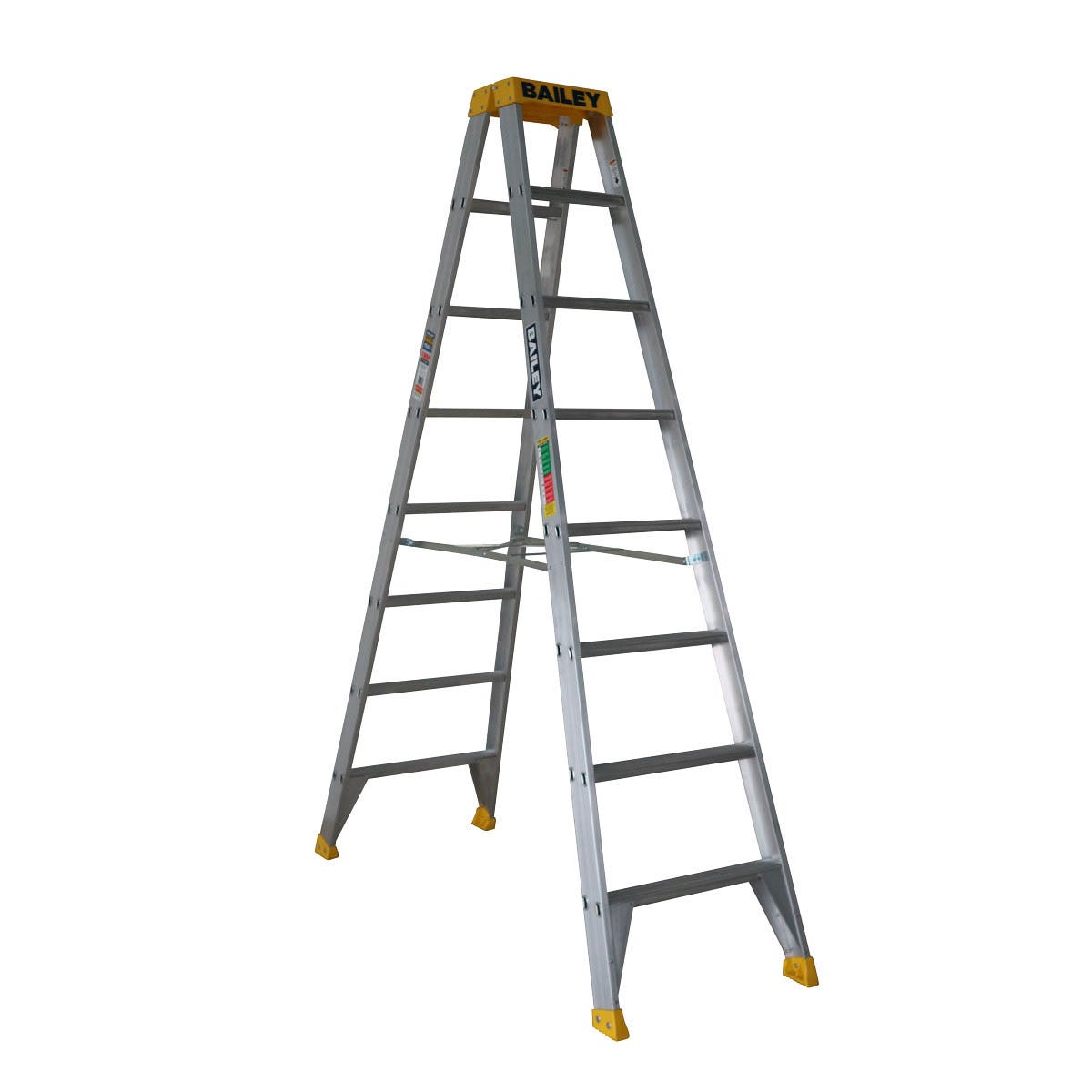 BAILEY Pro Aluminum Double Sided Ladder 8 FS13965