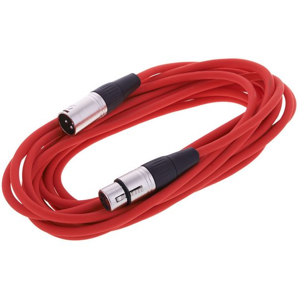 the sssnake SM6RD Mikrofon-Kabel rot