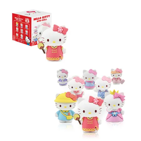 YüMe Hello Kitty Dress Up Diary Figur 5 cm, 1 Stück, sortiert