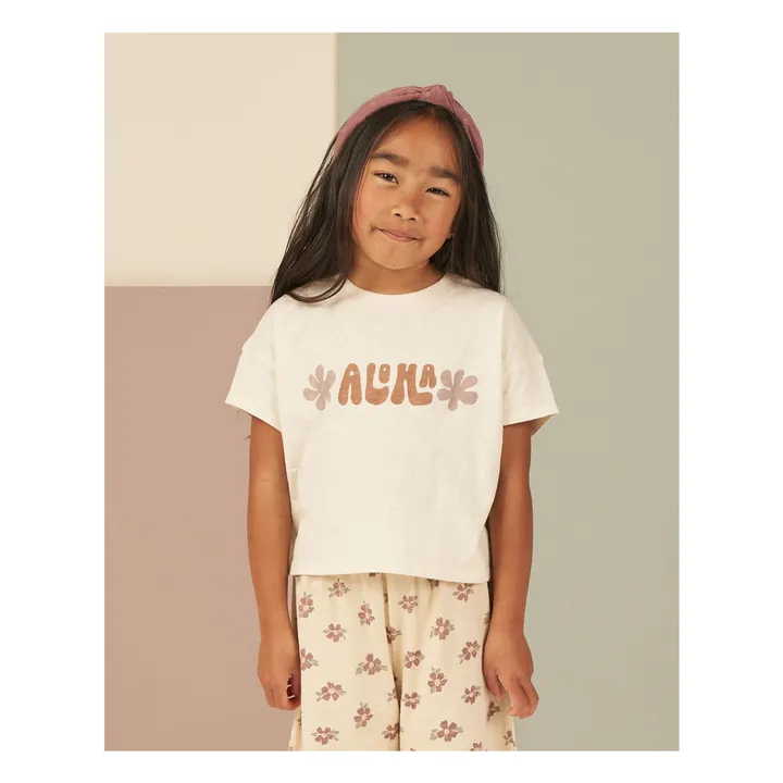 Rylee + Cru T-Shirt Aloha | Blanc