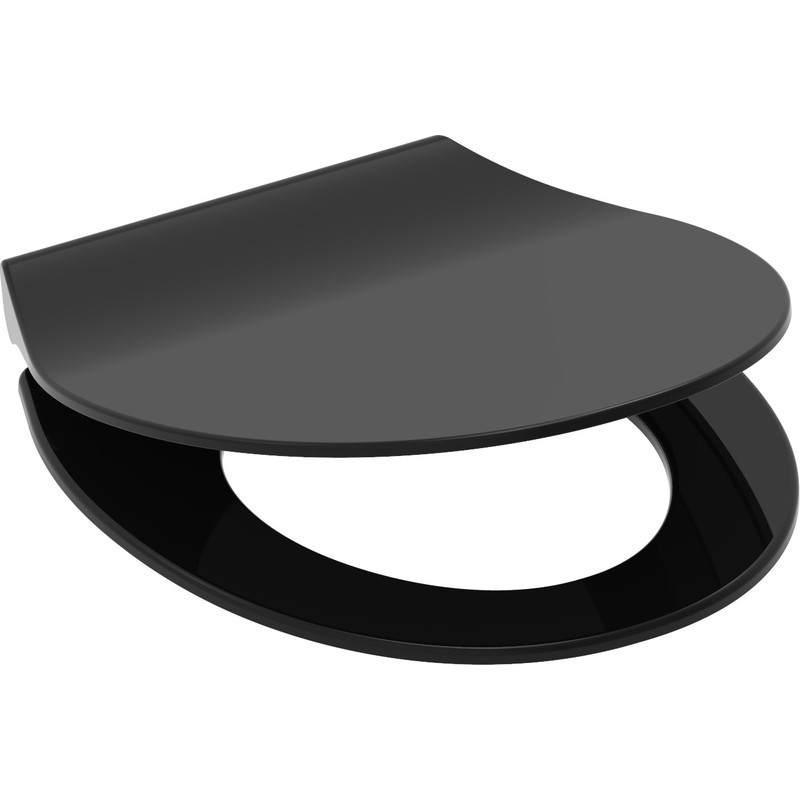 Schütte Duroplast wc-bril zwart