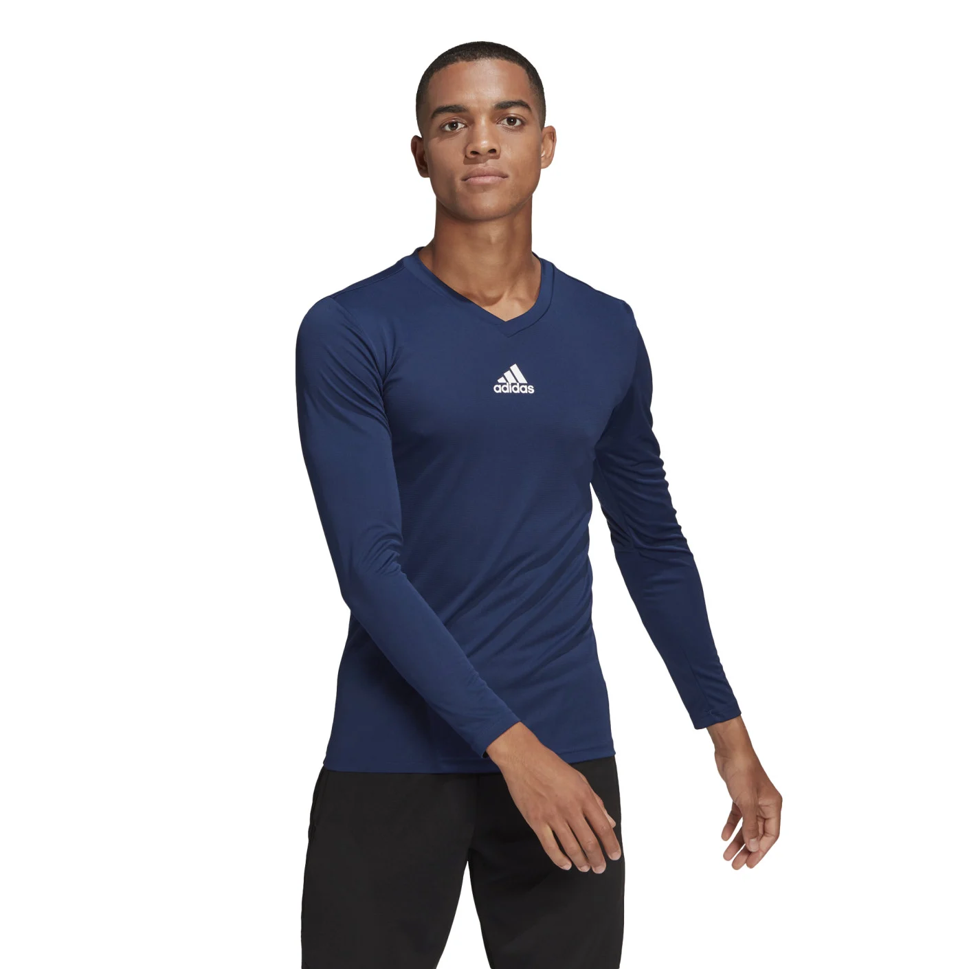 Adidas Team Ondershirt Lange Mouwen Donkerblauw
