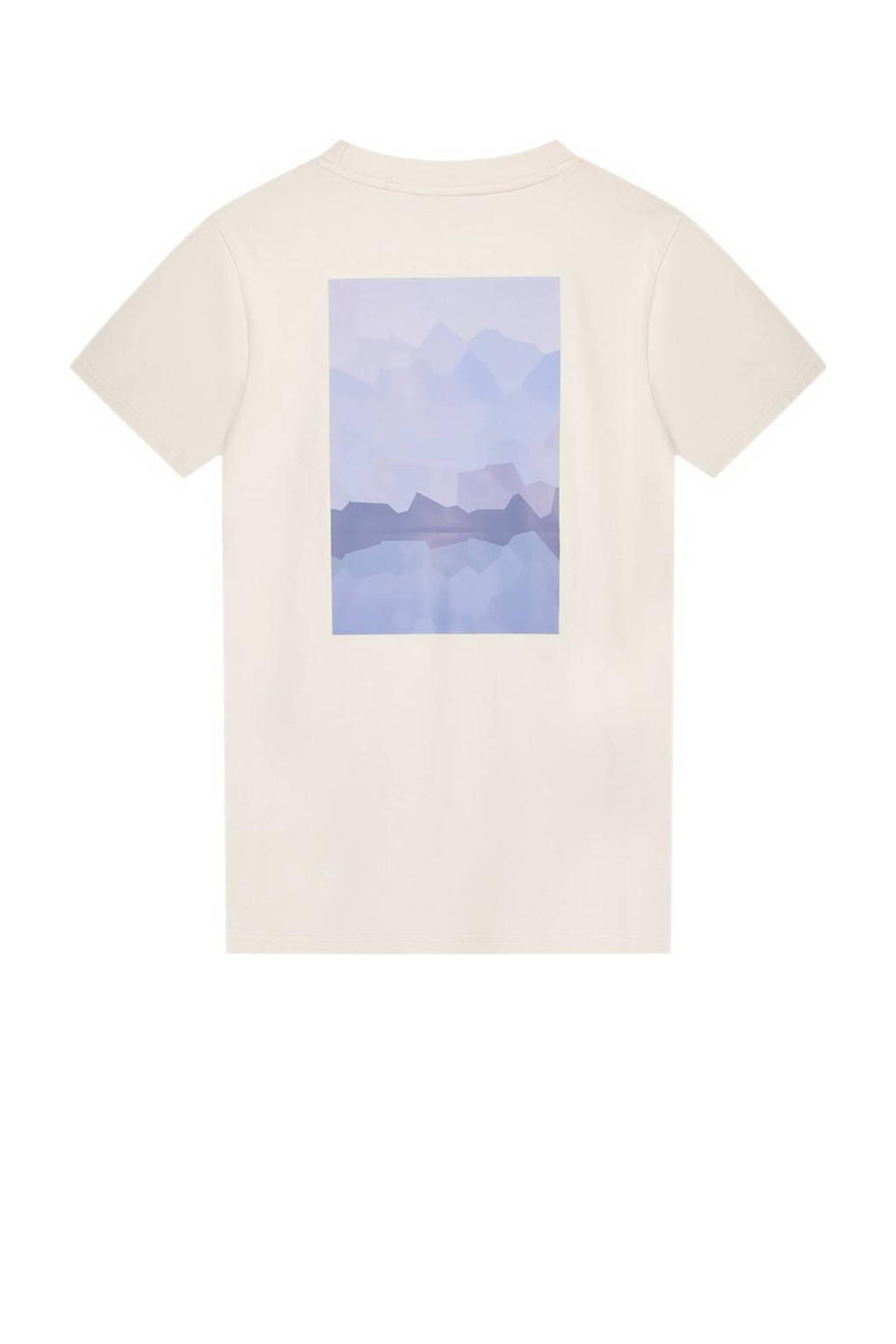 Bellaire T-shirt met backprint grijs