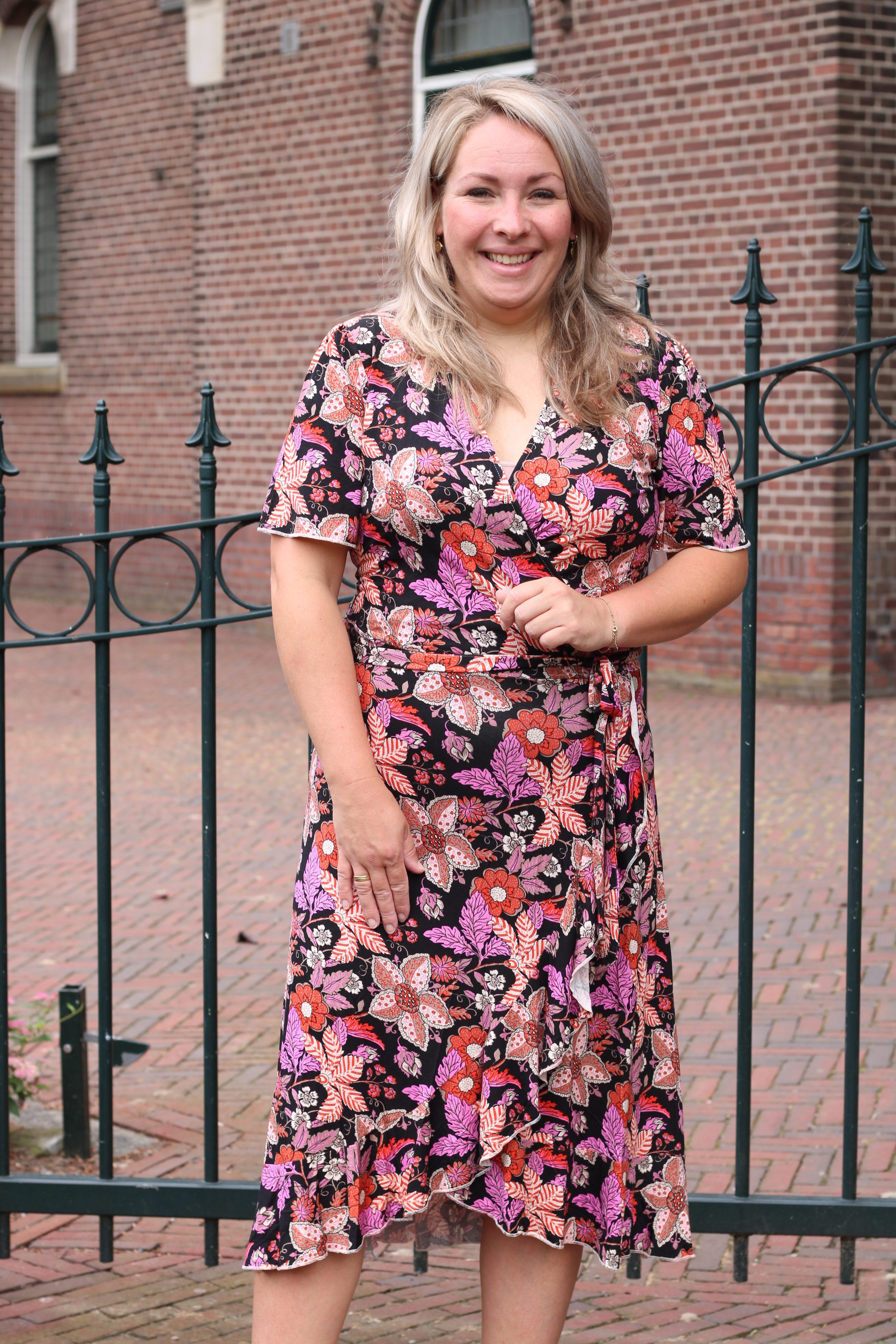 G-maxx - Anastasia Jurk - Zwart/Poppy