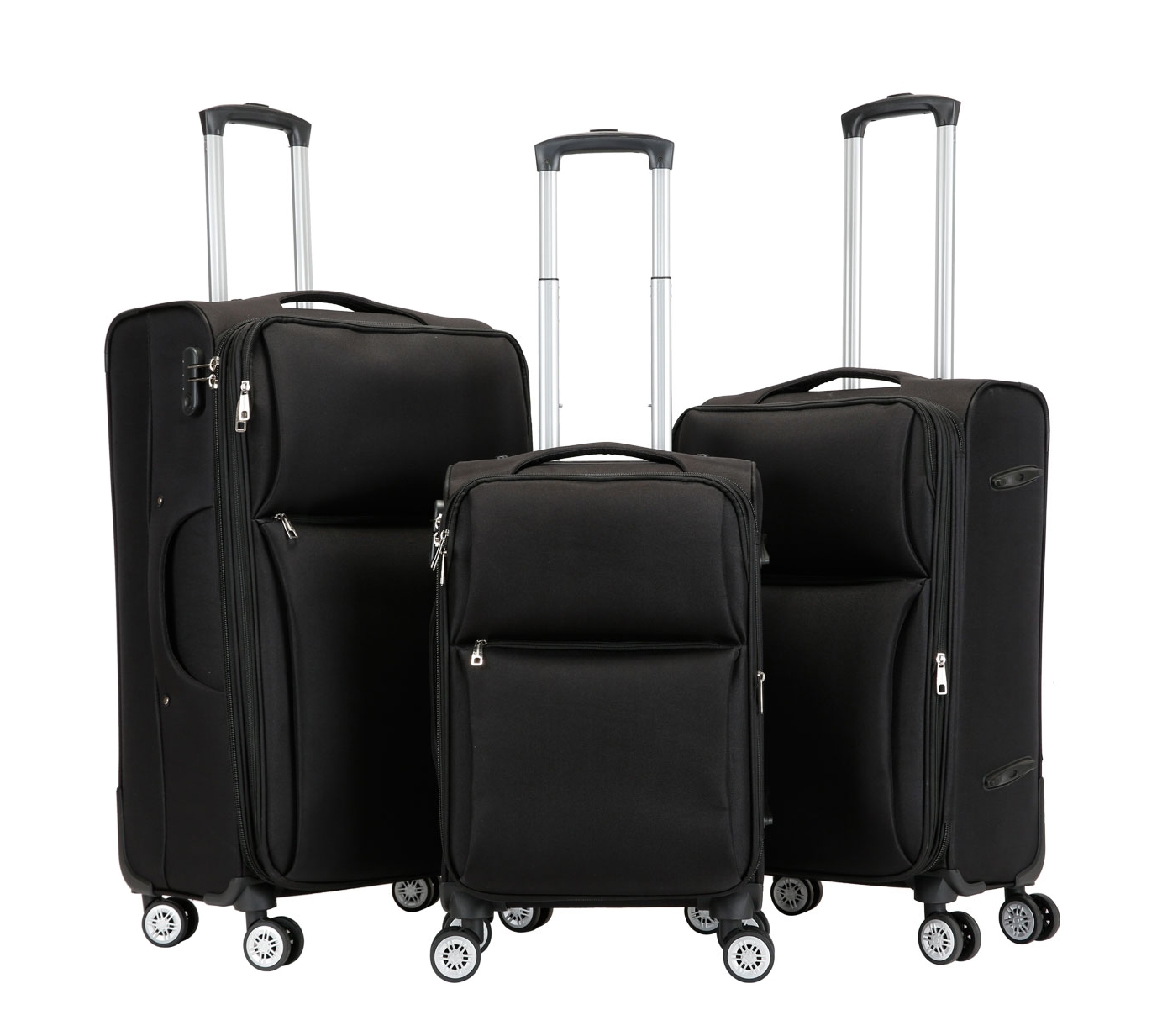 Reisekoffer LANA 3er Set schwarz