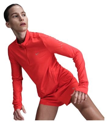 Haut 1/2 zip Nike Dri-Fit Swift UV Rouge Femme