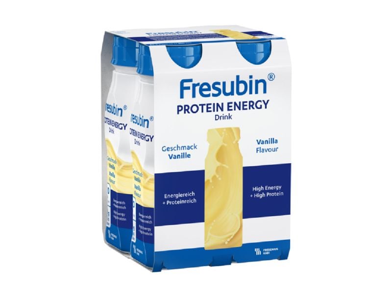 Fresubin Protein Energy Drink Vanille 4 x 200 ml Hochkalorische Trinknahrung für besondere medizinische Zwecke