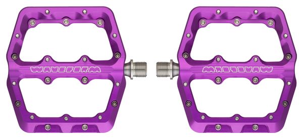 Paire de Pédales Plates Wolf Tooth Waveform Large Violet