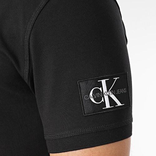 Polo Manches Courtes Monologo Badge 2850 Noir