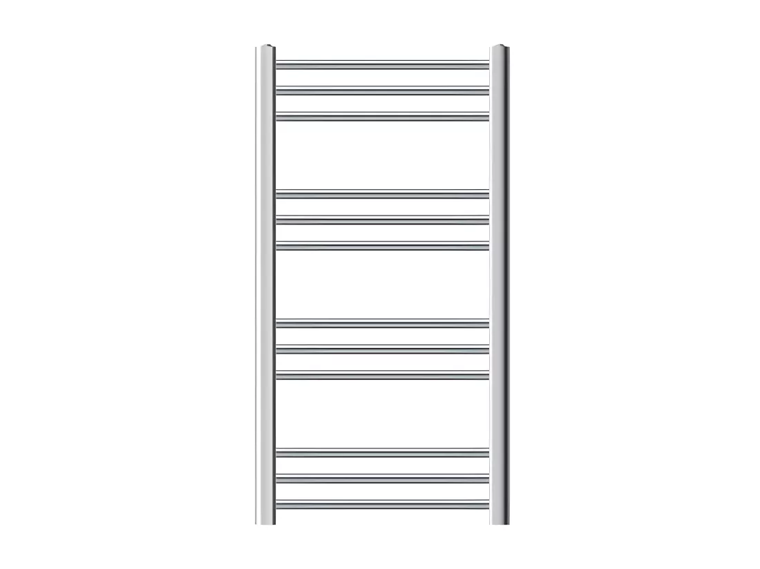 Radiateur de salle de bain Sahara Raccord latéral chauffe-serviettes Chrome 500x800 mm