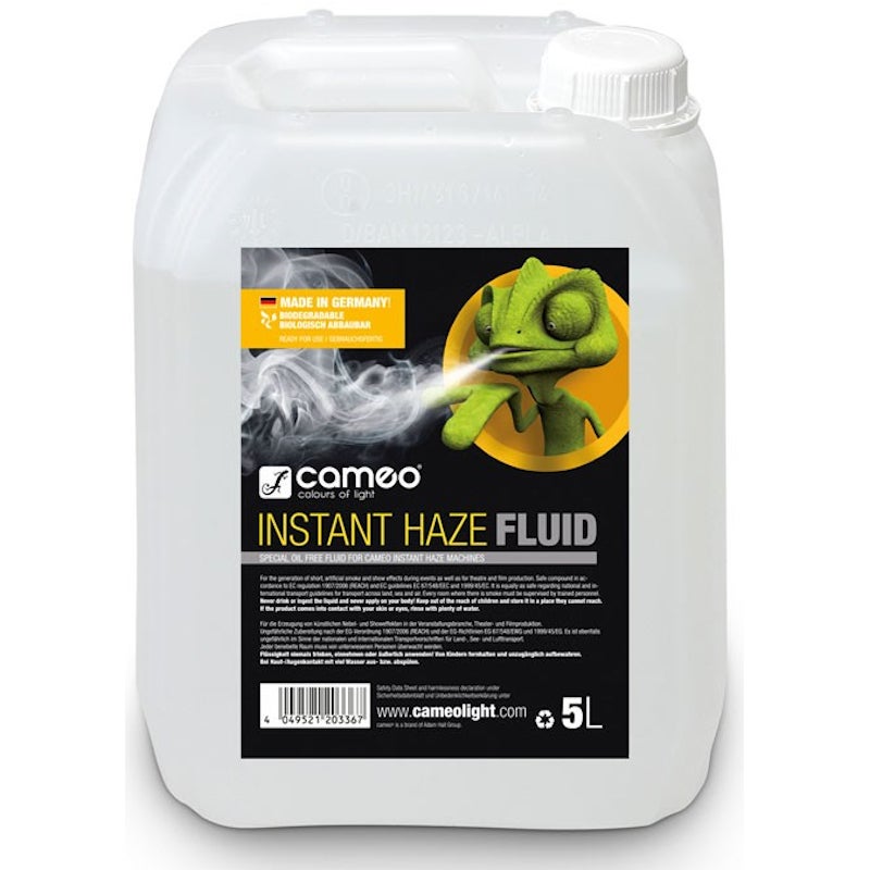 Cameo Instant Haze Fluid 5L rookvloeistof voor Instant Hazer