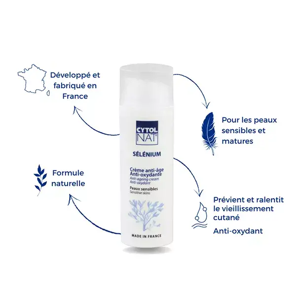 Cytolnat Sélénium - Crème anti-âge anti-oxydante