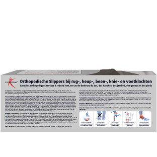 Lucovitaal Orthopedische Slippers maat 45-46 1PR