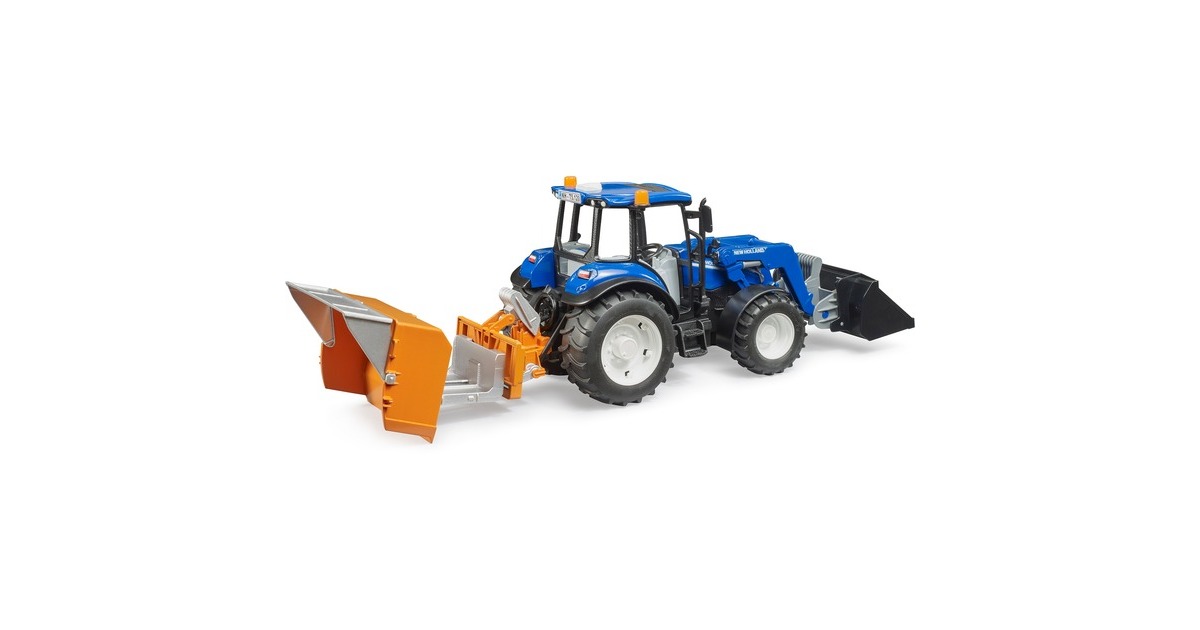 bruderNew Holland T5.120 met voorlader, kiepbak en vorken Modelvoertuig  (02187)
