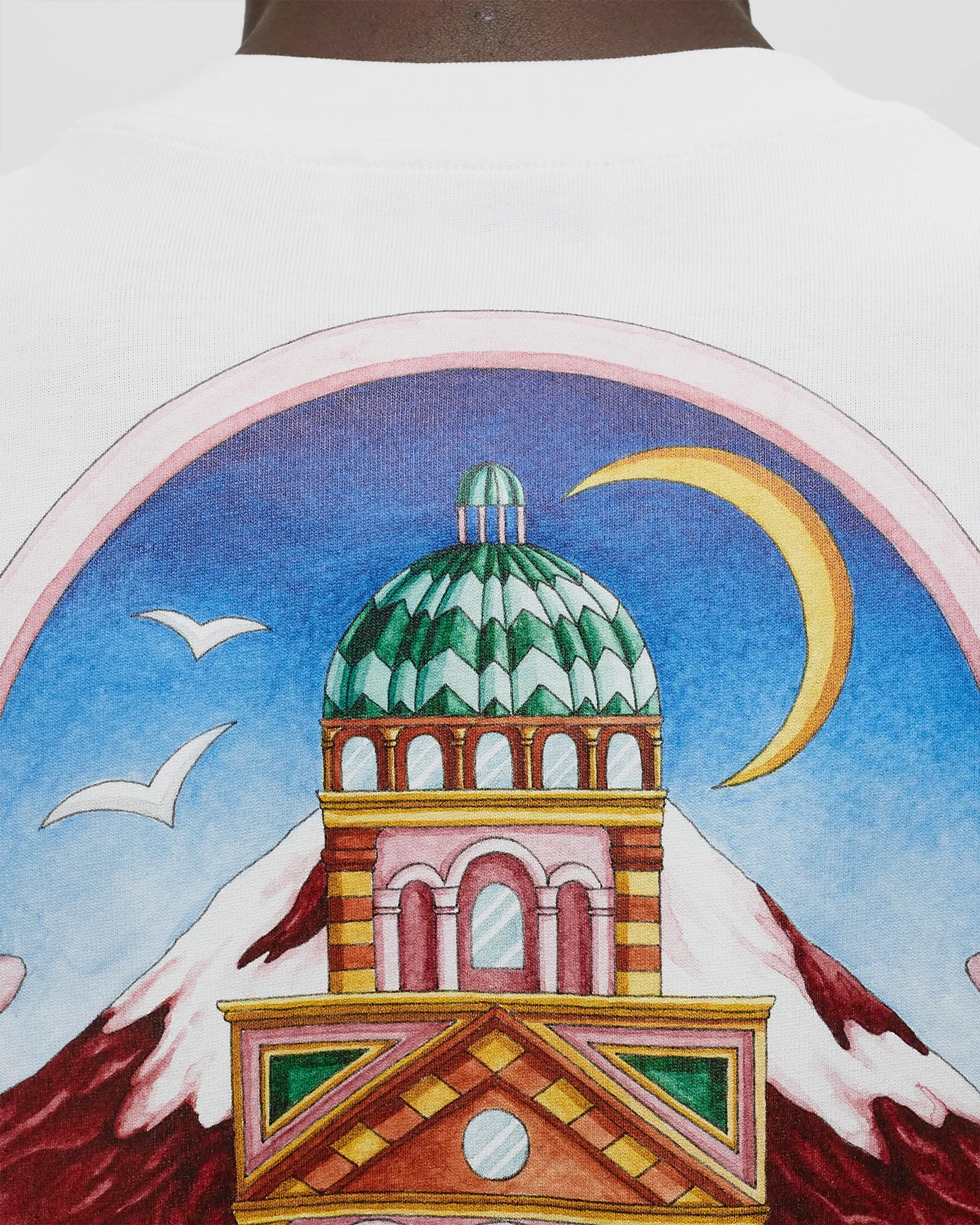 Casablanca VUE DE L'ARCHE PRINTED UNISEX T-SHIRT