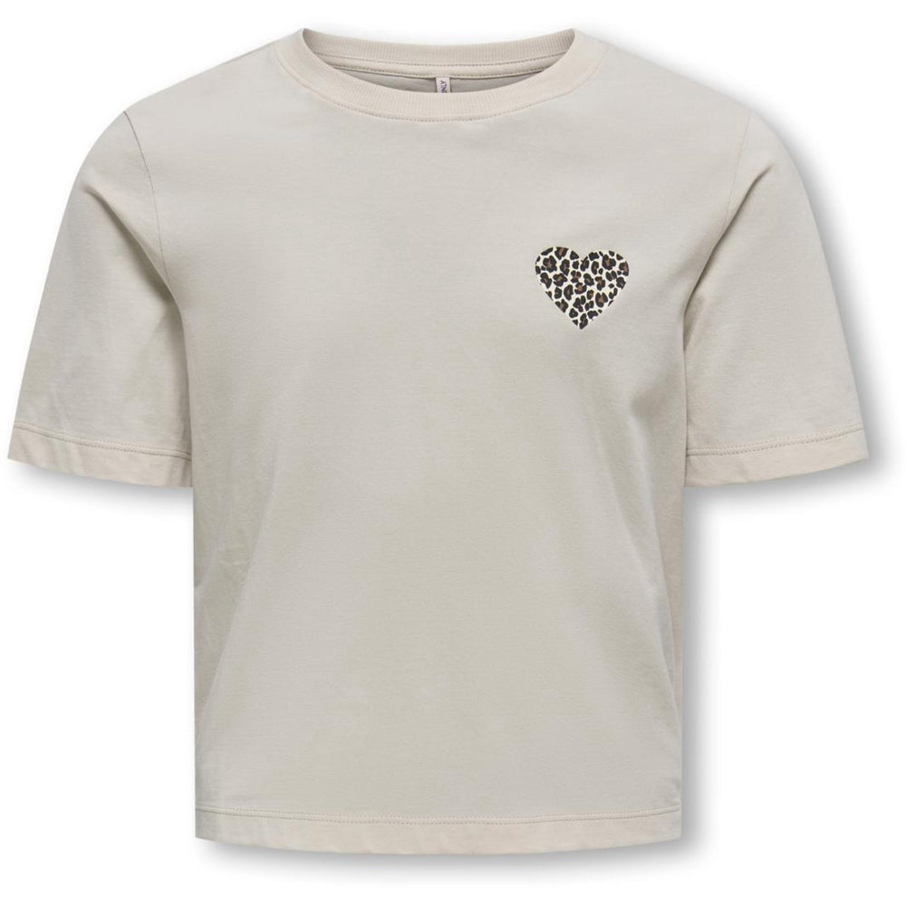 Køb kids ONLY Pumice Stone Leo Heart Rex Leo Heart T-Shirt Noos