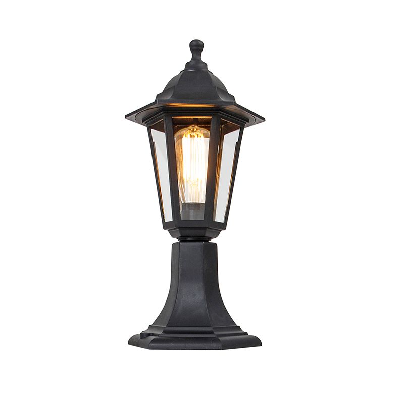 Klassieke buiten vloerlamp zwart 42,2 cm IP44 - New Haven