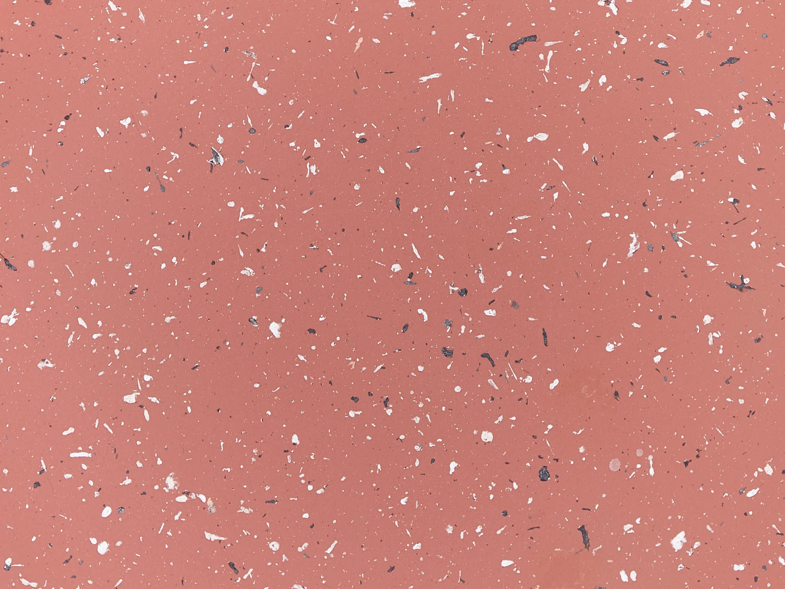 Bijzettafel FALIRO 37 cm 37 cm Rood terrazzo