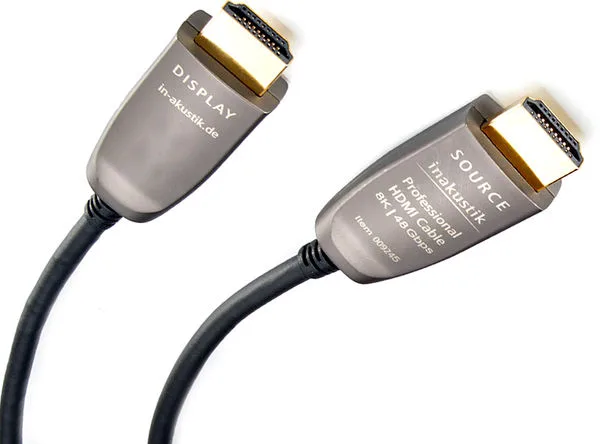 Inakustik Profil HDMI 8K Optical Fiber Cable (10 m) Câbles HDMI