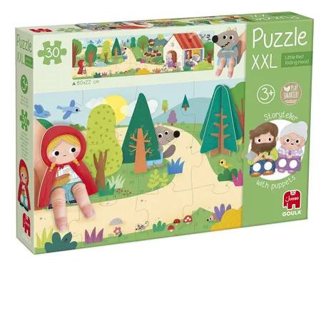 Jumbo Spiele GOULA XXL Puzzle Red Riding Hood, 30 Teile