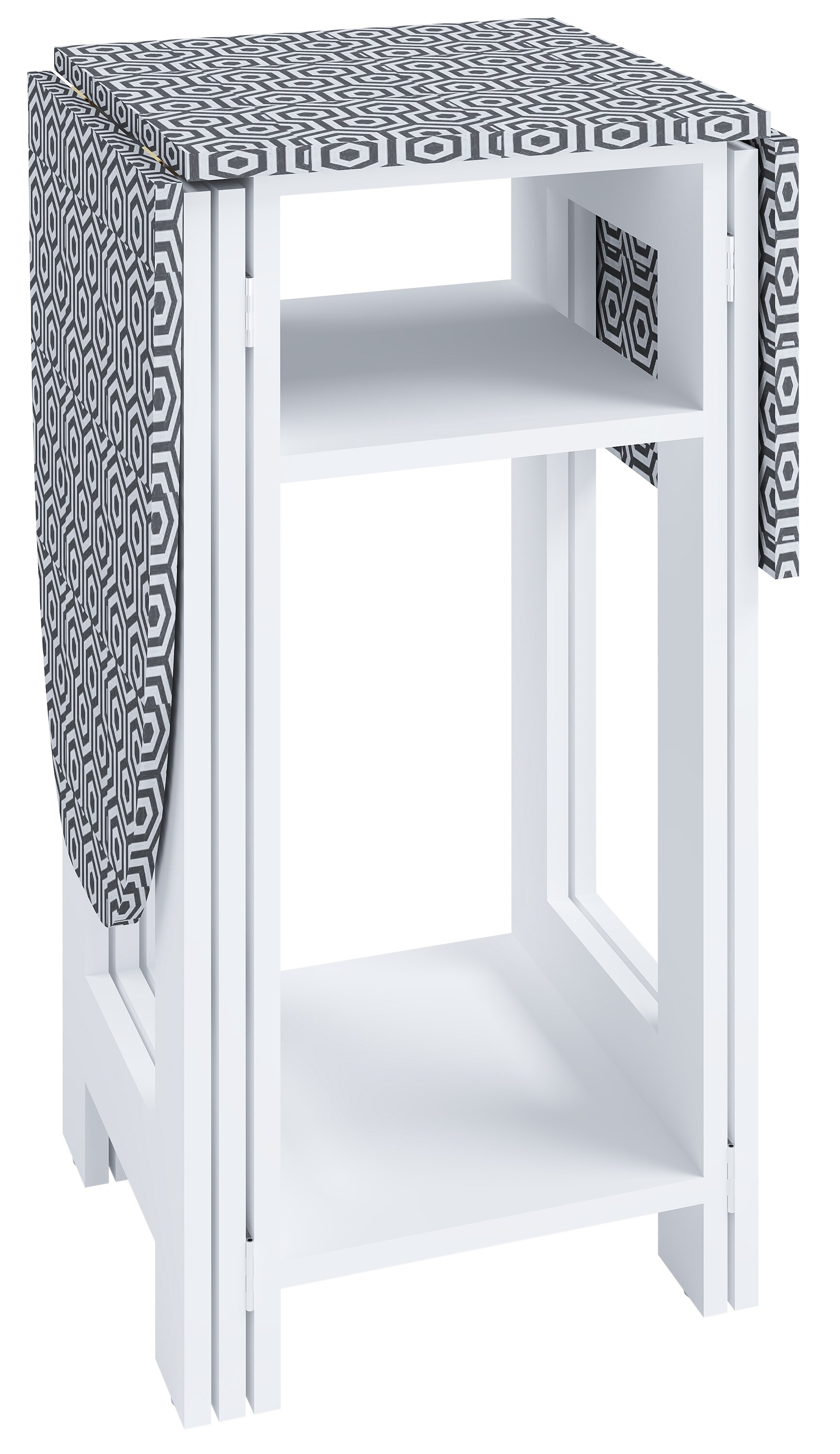 VCM Holz Kommode Bügelbrett Sideboard Highboard Bügelschrank Anrichte Schrank Bigalos