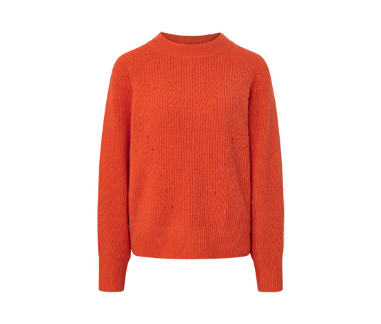 Strickpullover, orange