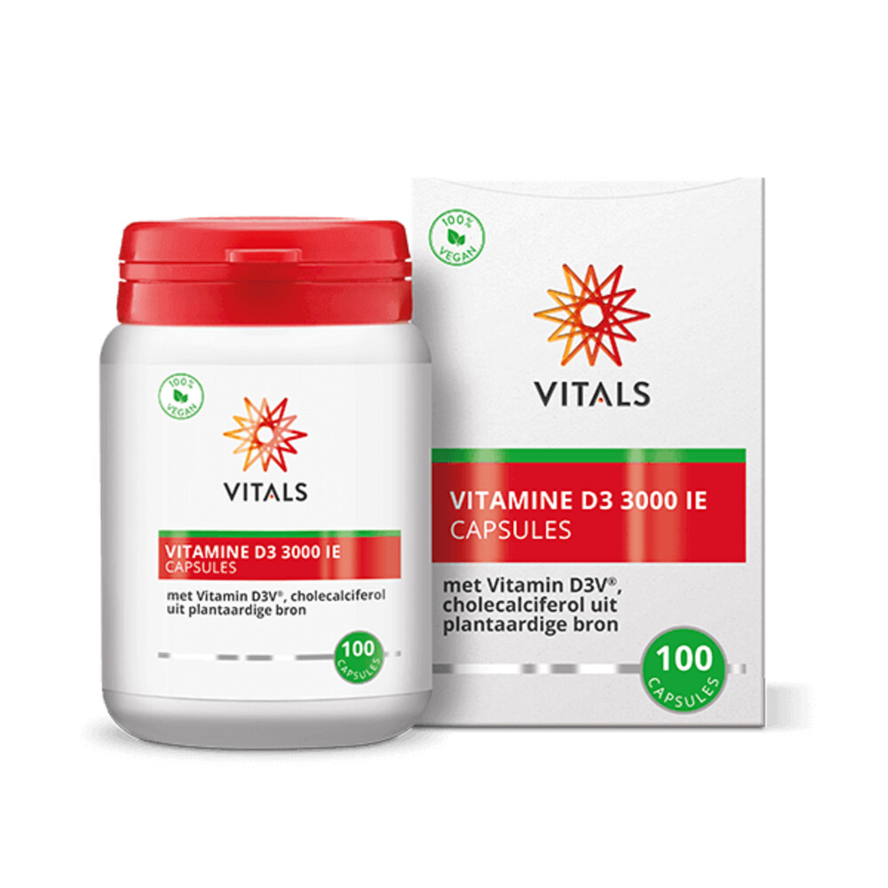Vitals Vitamine D3 3000IE 100 capsules