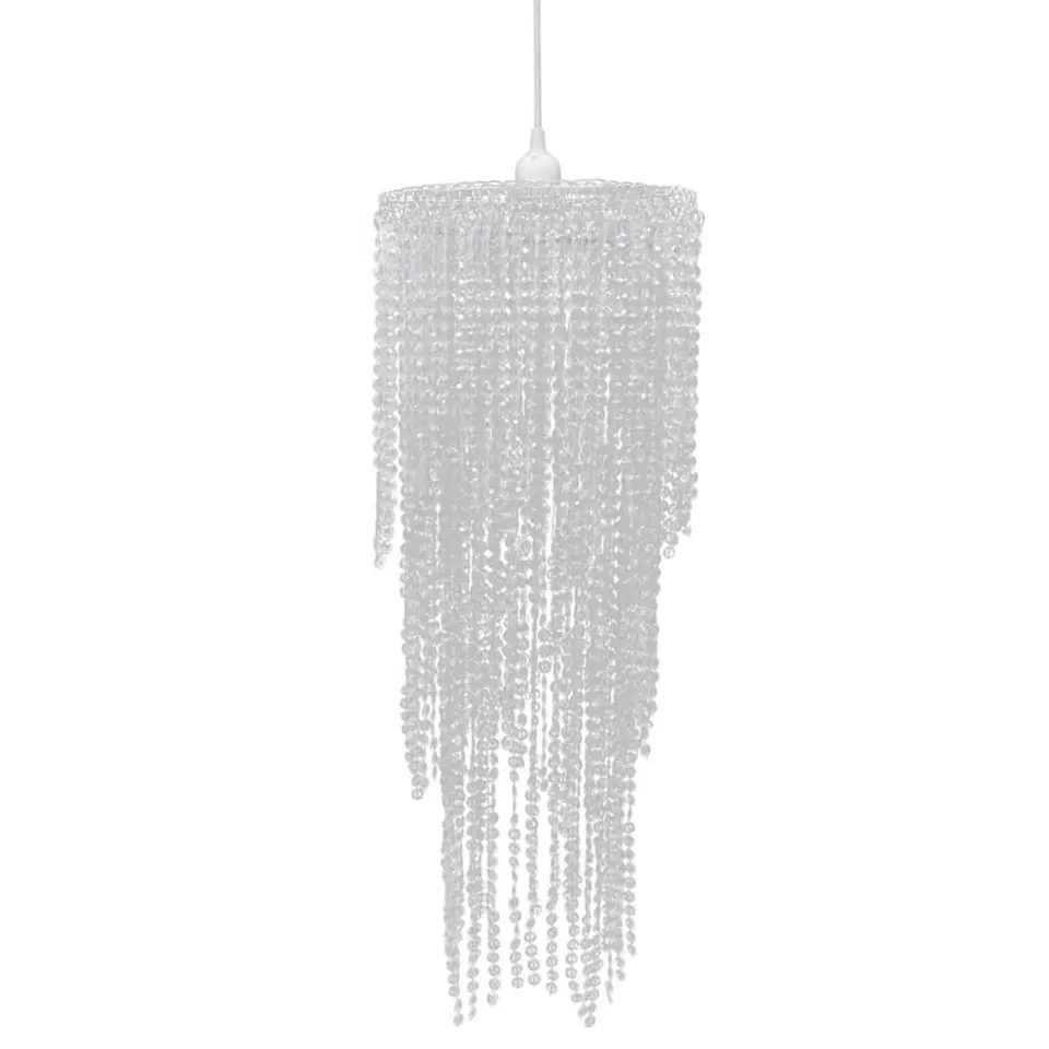 vidaXL - Plafondlamp - Transparent - Staal - 26 x 70 cm