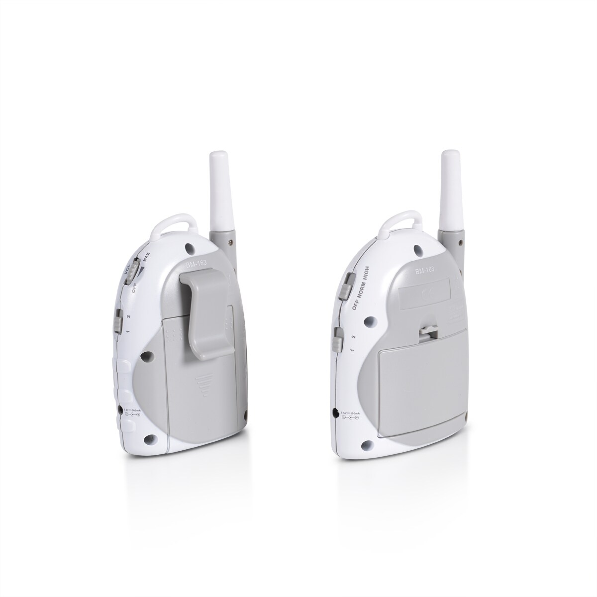 Cangaroo Babyphone Mommy´s Sense Reichweite bis 1,3 km, 2 Kanäle Batterieanzeige grau